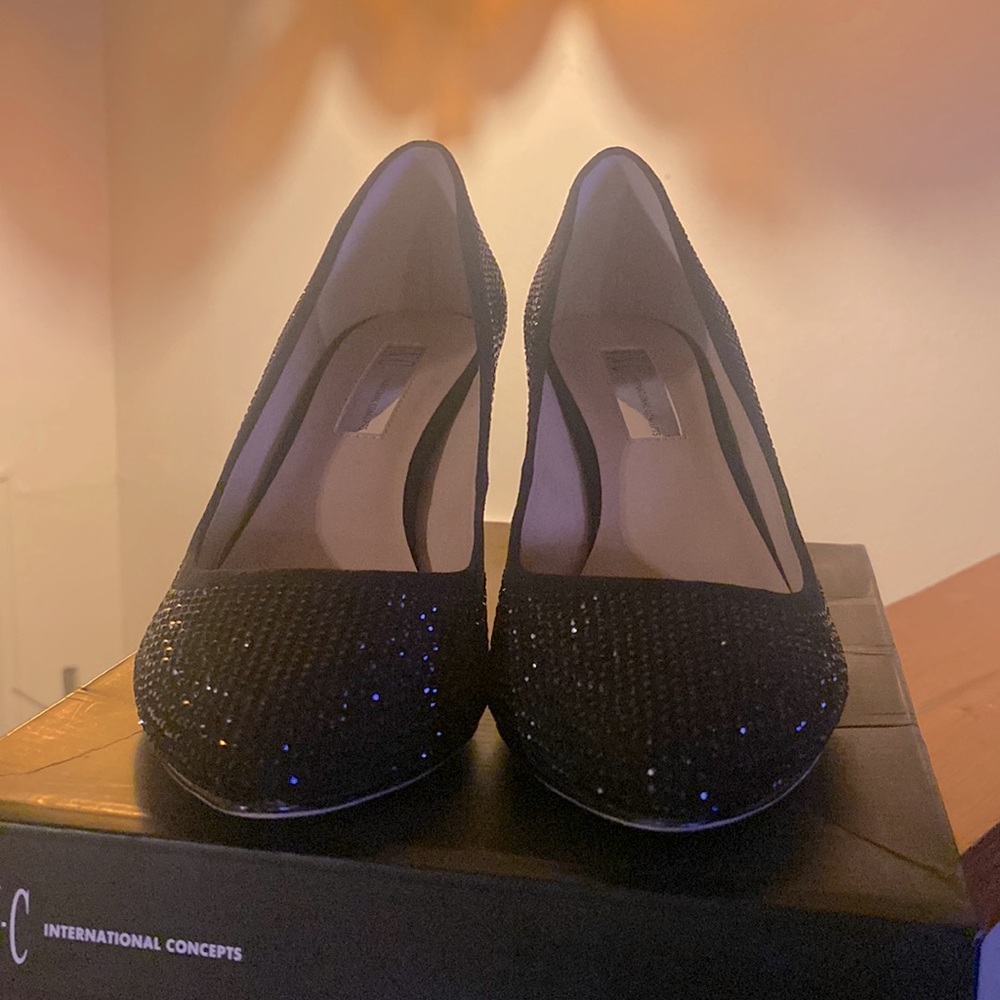 Black high heels